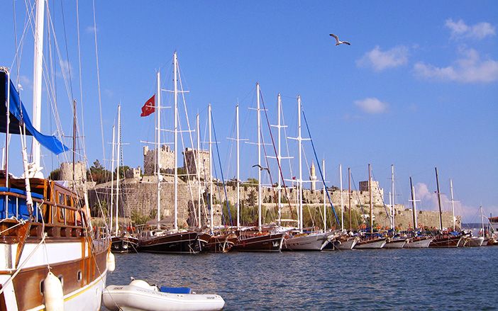 The castle of Bodrum