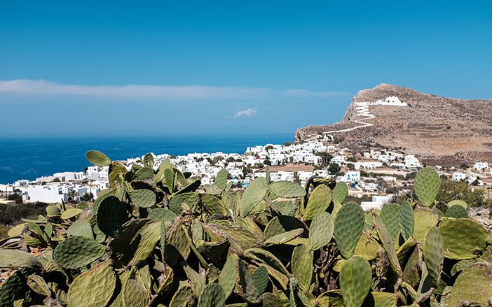View in Chora of Folegandros 