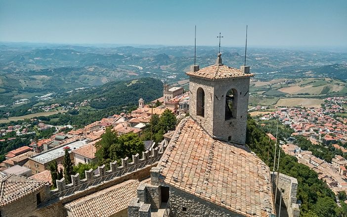 San Marino. The fifth smallest state in the world