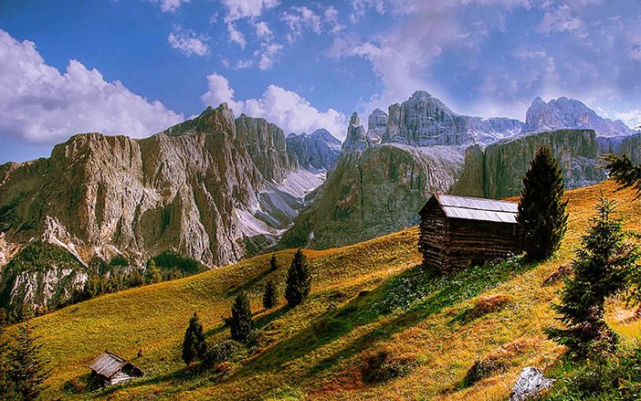 Dolomites in Italy 