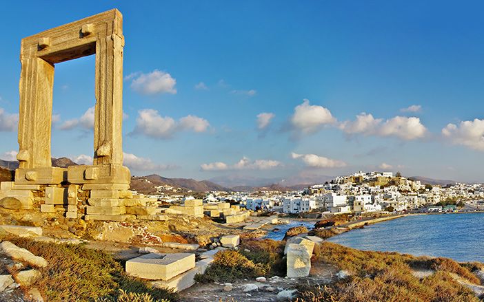 The famous sightseeing in Naxos island