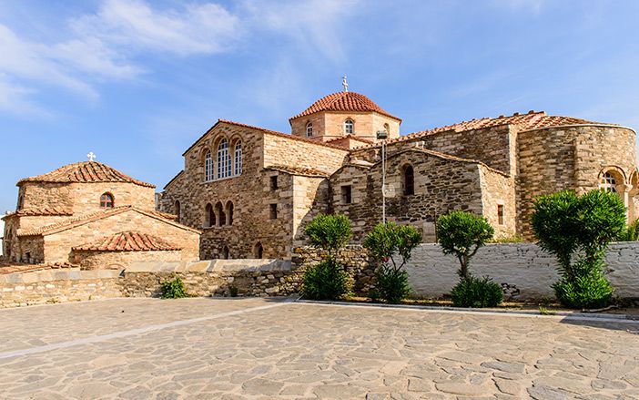 Panagia Ekatontapiliani Church in Paros island