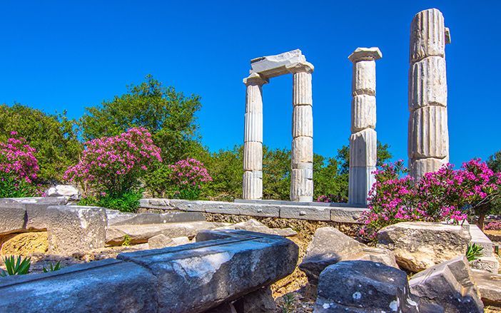 The ancient temple of Samothrace