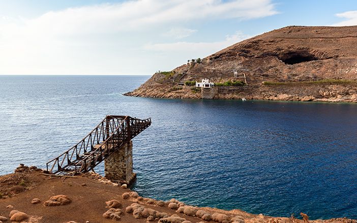 Industrial environment in Serifos island