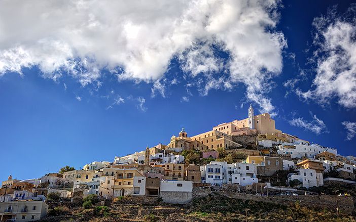 Ano Syros town
