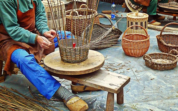 The art of basket weaving in Tinos island