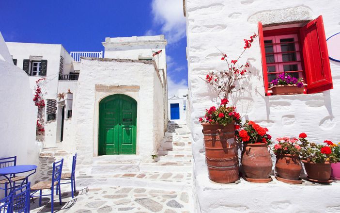 Traditional street in Amorgos