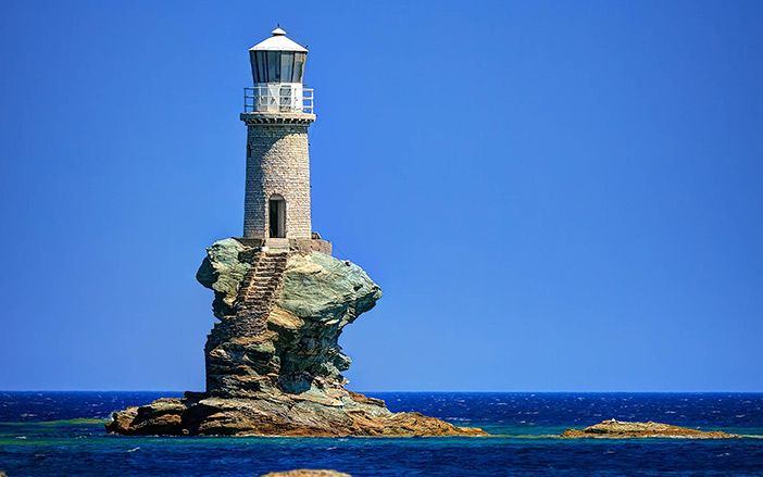 Lighthouse in Andros Island