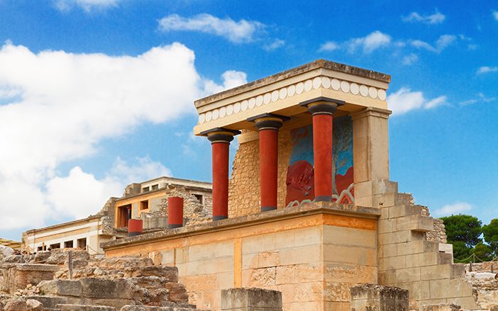 Knossos Palace in Crete