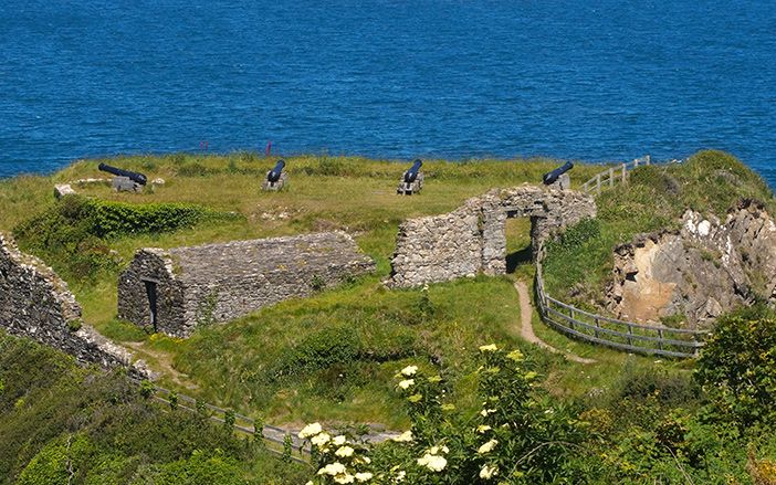 View of the Fishguard Fort