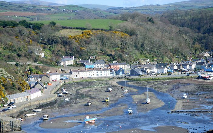 View of the Fishguard port