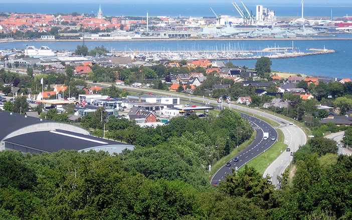 The port of Frederikshavn