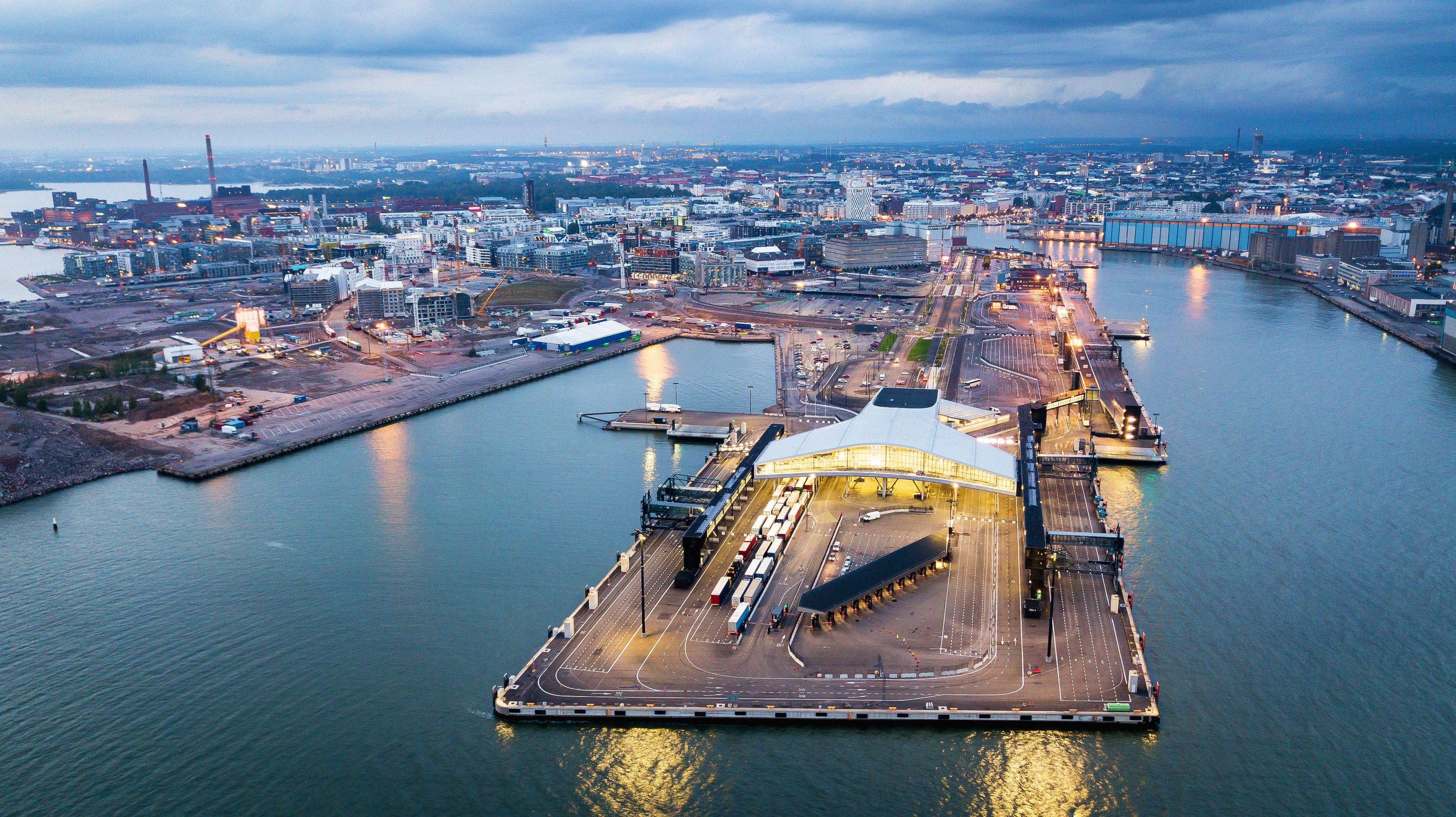 The port of Helsinki