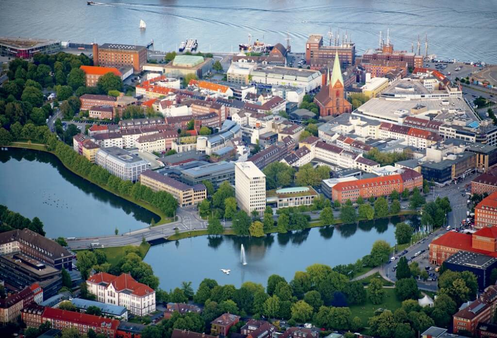 The beautiful city of Kiel