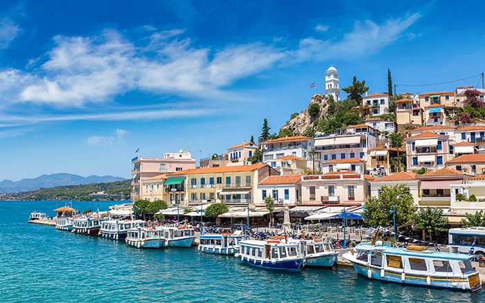 The picturesque port of Poros