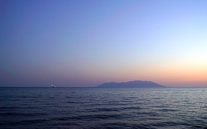 A luminous night in Samothrace island 