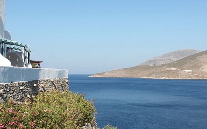 Tilos in the view of blue crystal waters