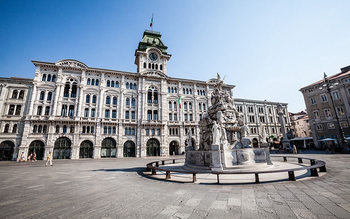 The Unity Square in Trieste