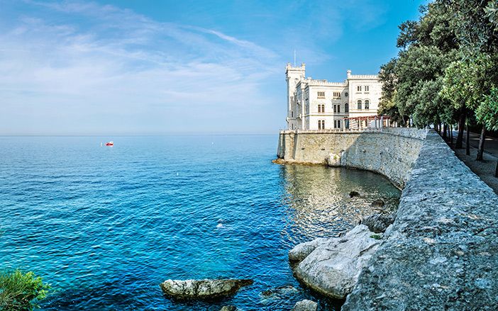 Miramare castle in Trieste